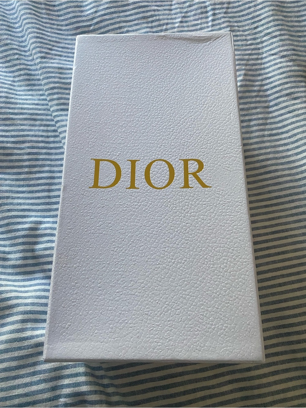 Dior White and Gold Accessories Box